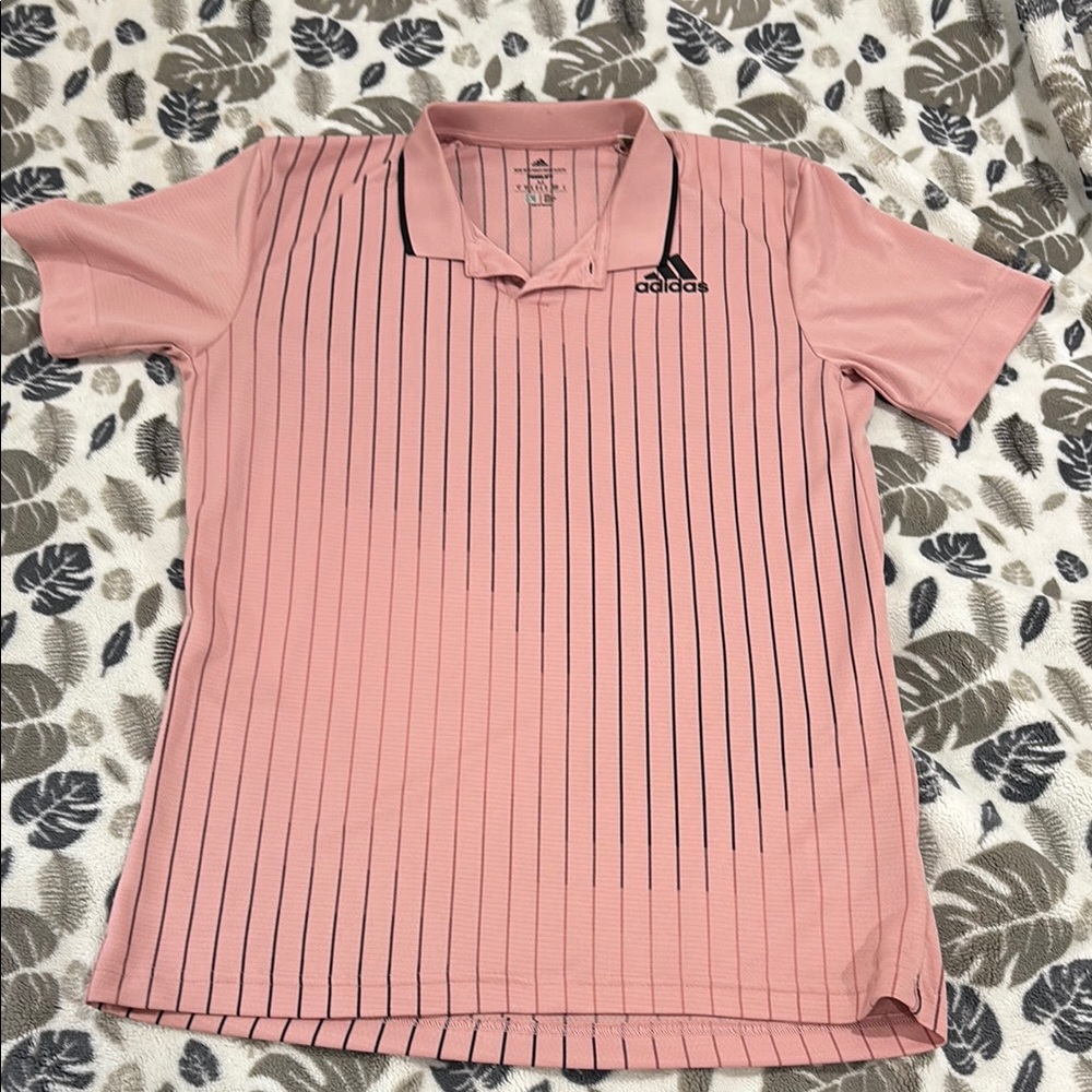 Adidas Pink Polo Shirt